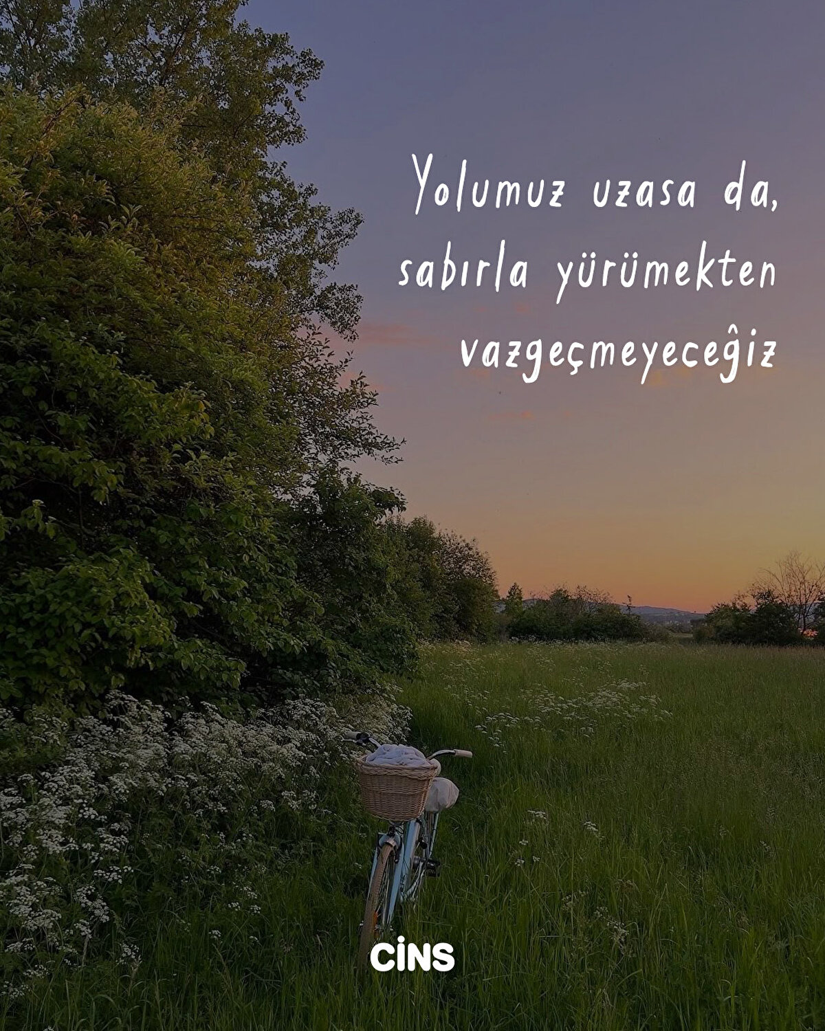 Yolumuz uzasa da, sabırla yürümekten vazgeçmeyeceğiz