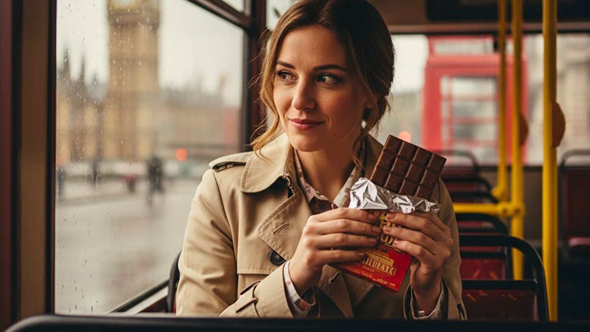 Çikolata yeme yasağı<br><br>Kadınların toplu taşıma araçlarında çikolata yemesi, muhtemelen eski görgü kuralları veya temizlik kaygıları nedeniyle yasaktır