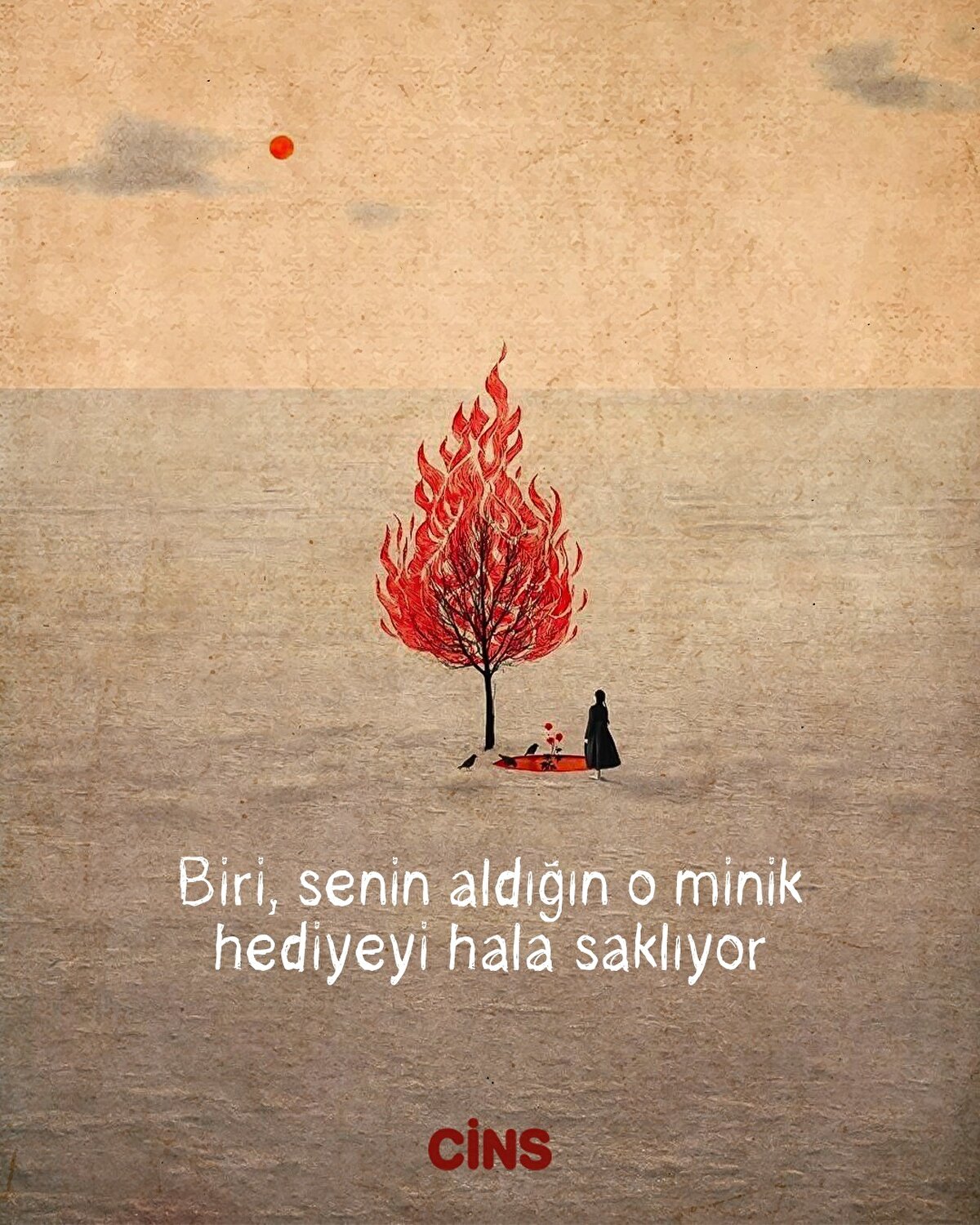 Biri, senin aldığın o minik hediyeyi hala saklıyor