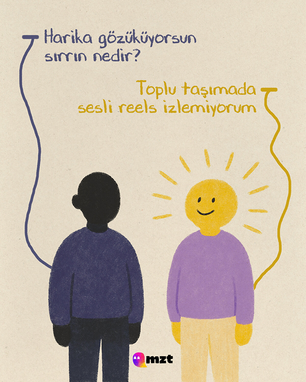 Toplu taşımada sesli Reels izlememek