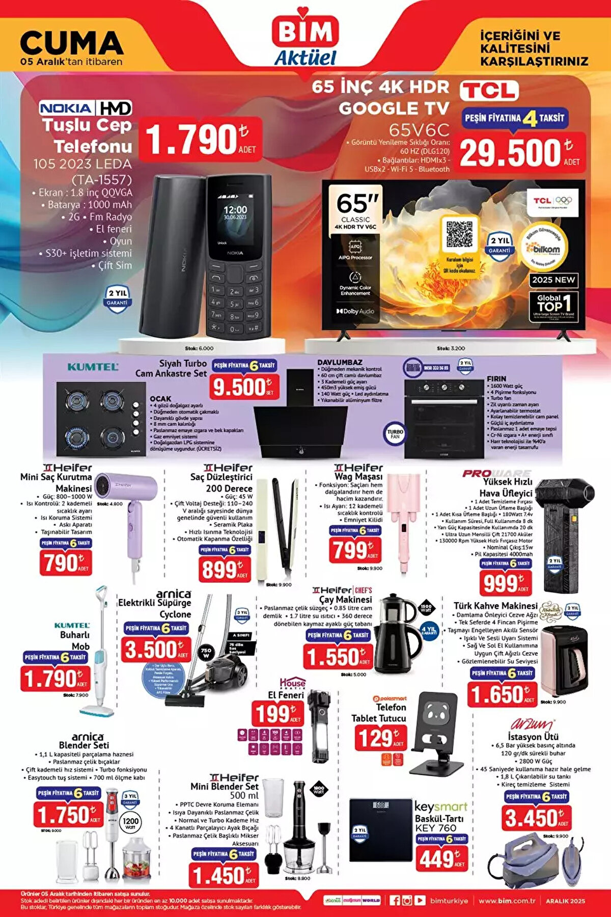 Kuru Gıda ve Atıştırmalıklar:<br><br>Nutella (1 KG): 329 TL<br><br>Filiz Makarna Çeşitleri (500 g): 24,50 TL<br><br>İnci Siyah Zeytin (1 KG): 197 TL<br><br>Protein Ocean Protein Tozu (750 g): 799 TL<br><br>Protein Ocean Fıstık Ezmesi (330 g): 99 TL