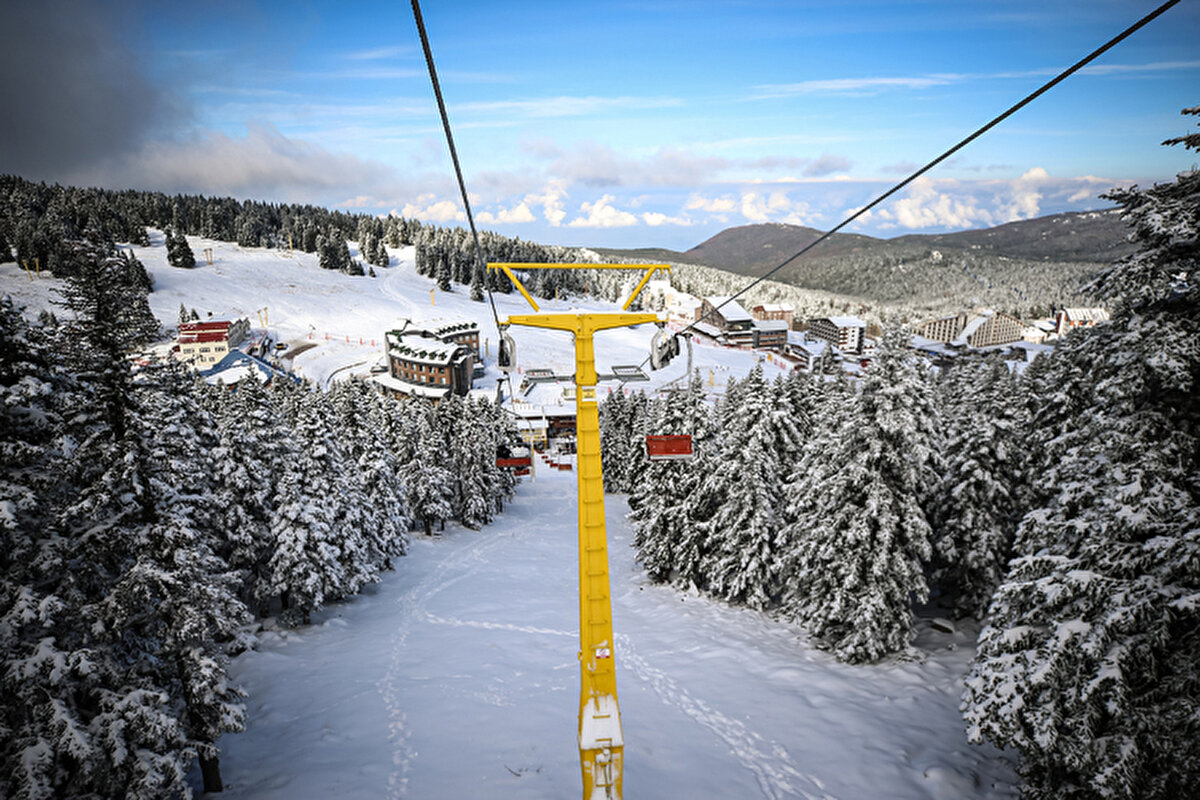 Erciyes Kayak Merkezi ise sezon öncesi tüm hazırlıklarını tamamladı. 112 kilometre piste sahip tesis, teleferik hatları ve geniş kayak alanlarıyla yeni sezona hazır hale getirildi. Kasım ayında yağan ilk karın ardından pistlerin büyük bölümü beyaza büründü.