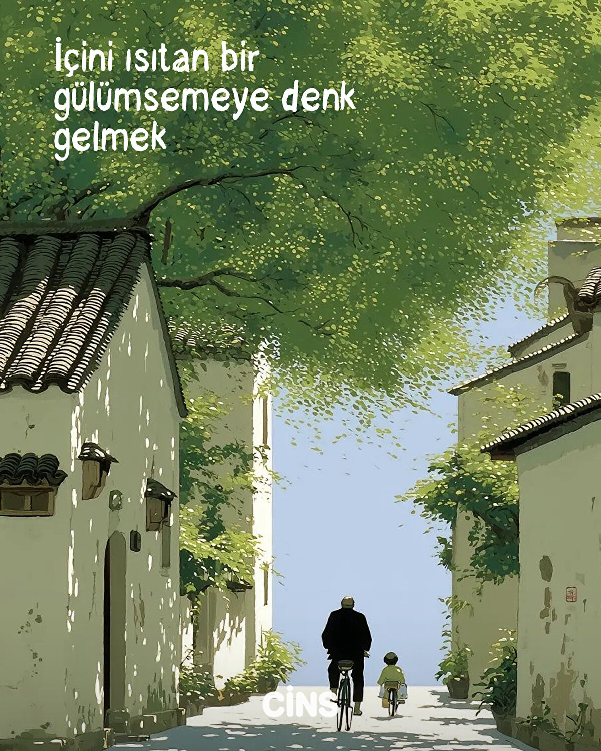 İçini ısıtan bir gülümsemeye denk gelmek