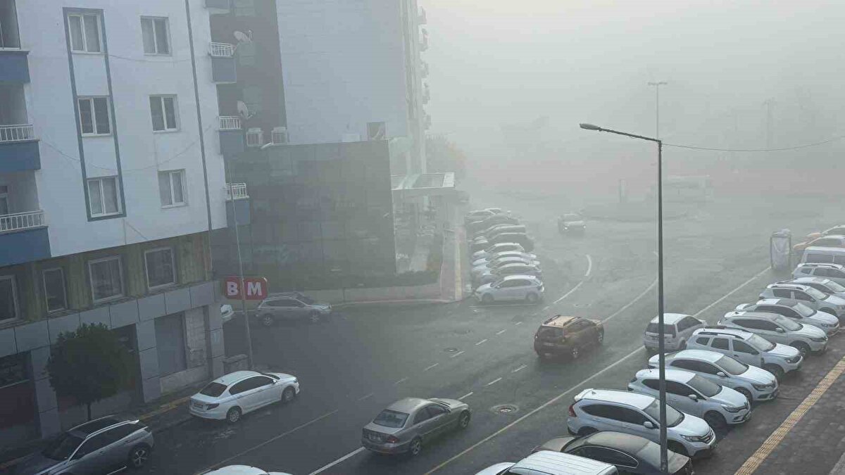 Diyarbakır Havalimanı’nda görüş mesafesinin düşmesi, bazı uçuşların planlanan saatlerde yapılamamasına yol açtı.