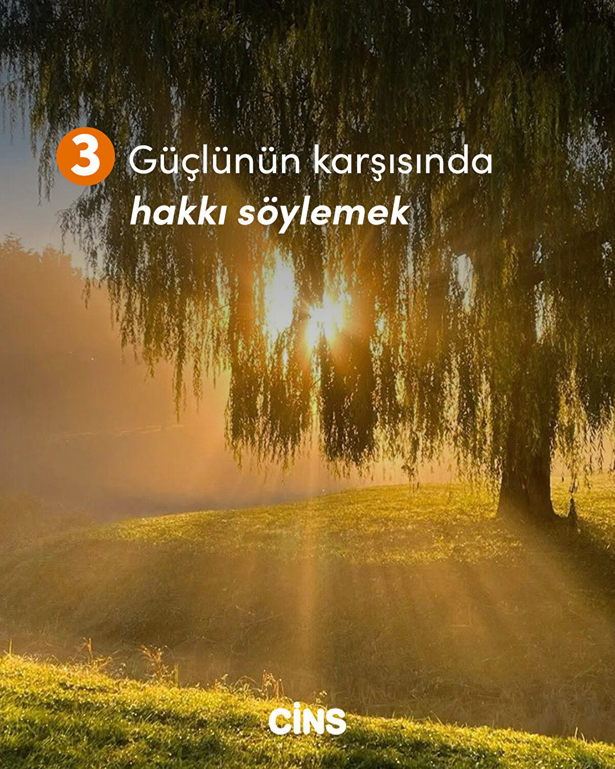 3 Güçlünün karşısında hakkı söylemek