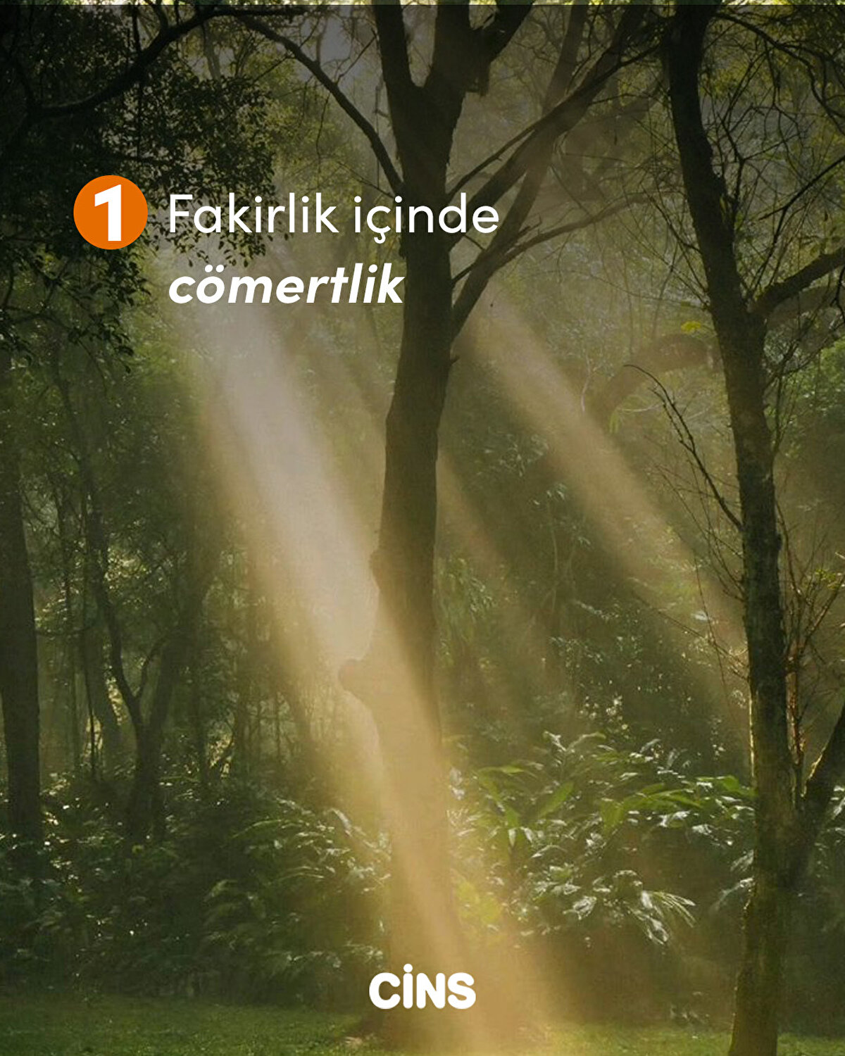 1 Fakirlik içinde cömertlik