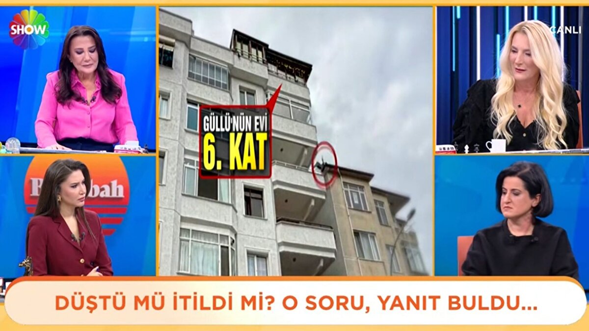 Eski asistandan farklı bir değerlendirme<br><br>Programın bir diğer konuğu olan eski asistanı Bedriye Karabulut da yıllarca birlikte çalıştıklarını belirterek, Güllü’nün alkol almasına rağmen çoğu zaman kontrolünü kaybetmediğini söyledi. Karabulut, olay gecesine ait kamera görüntülerini izlediğinde şarkıcının bilinçsiz bir hâlde görünmediğini savundu. Güllü ile kızı Tuğyan arasındaki tartışmaların zaman zaman fiziksel müdahaleye dönüştüğünü, kendisinin araya girmek zorunda kaldığını da dile getirdi.