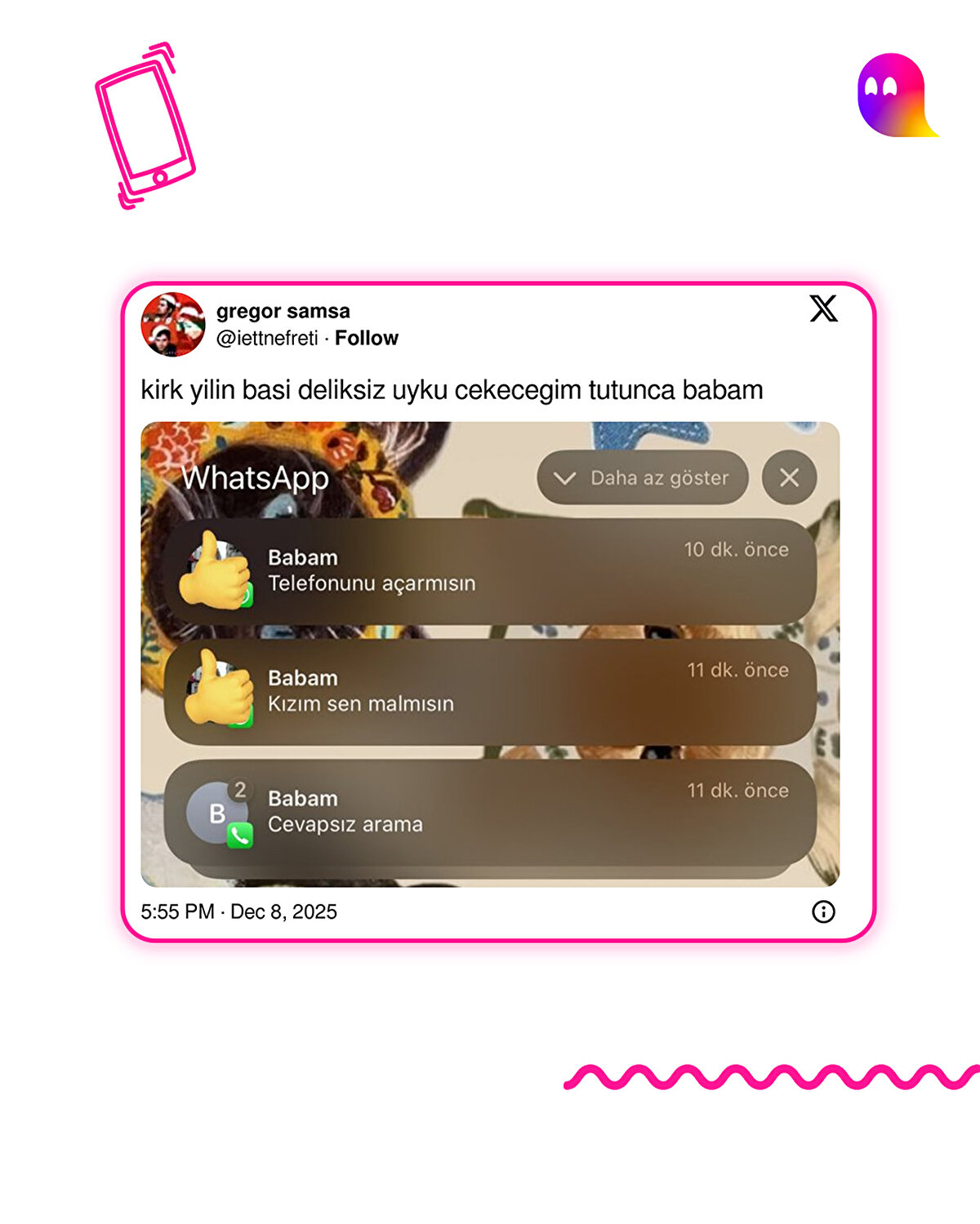 Baba acımasızlığı diye bir şey var