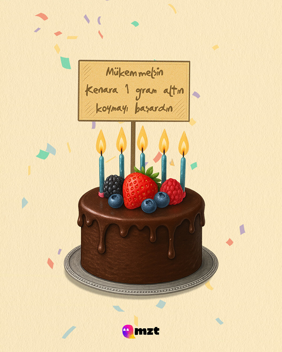 Kenara 1 gram altın koymayı başardın