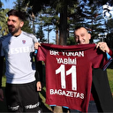 Trabzonspor taraftarı hayranı olduğu Bakasetas ile buluştu