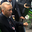 Cumhurbaşkanı Erdoğan vatman koltuğuna oturarak metroyu kullandı 