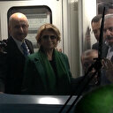 Cumhurbaşkanı Erdoğan vatman koltuğuna oturarak metroyu kullandı