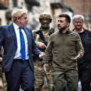 Johnson'dan Zelenskiy'e sürpriz ziyaret: Savaşın 2023'te bitirebilmesi için destek vereceğiz