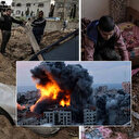 İşgalci İsrail'e ait savaş uçakları Gazze'ye ölüm yağdırıyor: 24 saatte 450 bomba atıldı