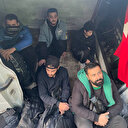 Edirne'de polisten kaçarken kaza yapan panelvanda 10 düzensiz göçmen yakalandı