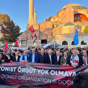 İstanbul'da "Büyük Filistin Yürüyüşü" başladı