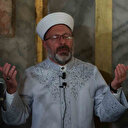 Diyanet İşleri Başkanı Ali Erbaş Ayasofya Camii’nde Filistinliler için dua etti