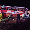 Kayseri'de yolcu otobüsü devrildi: 38 yaralı