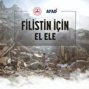 AFAD'dan Gazze'ye yardım kampanyası