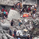 İşgalci İsrail'in gece boyunca bombardımana tuttuğu Gazze tamamen enkaza döndü