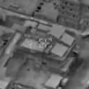 Gece boyunca sivillere ölüm yağdıran katil İsrail ordusu hava saldırısı görüntülerini paylaştı