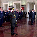 Cumhurbaşkanı Erdoğan ve devlet Erkanı Anıtkabir'de