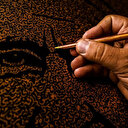 Erbil: l''artiste calligraphe combine les styles moderne et classique dans son art