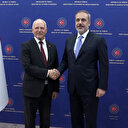 Dışişleri Bakanı Fidan KKTC Cumhuriyet Meclisi Başkanı Töre ile görüştü