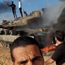 Hamas İsrail'e ait bir merkava tankını imha etti