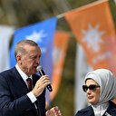 Cumhurbaşkanı Erdoğan AK Parti 4. Olağanüstü Büyük Kongresi öncesi salon önünde toplanan vatandaşlara hitap etti