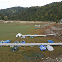 Une rivière en forme de rigole à la frontière franco-suisse asséchée par le climat