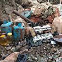 Tunceli'de teröristlere ait yaşam malzemesi ele geçirildi