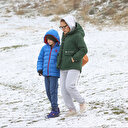 Uludağ ve Kartalkaya'ya mevsimin ilk karı yağdı