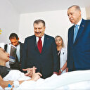 Gazzeli hastalara geçmiş olsun ziyareti