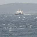 Deniz ulaşımına fırtına engeli: Bozcaada ve Gökçeada'da bazı seferler iptal edildi