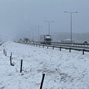 Kocaeli'deki kar yağışı Kuzey Marmara Otoyolu'nda ulaşımı aksattı