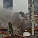 Ataşehir'de geri dönüşüm deposunda yangın