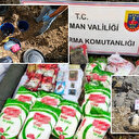 Adıyaman'da PKK'lı teröristlere ait yaşam malzemesi ele geçirildi
