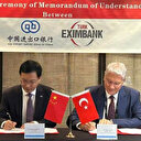 Türk Eximbank ile Çin Eximbank arasında mutabakat zaptı