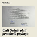 Ümit Özdağ gizli anlaşmaları paylaştı