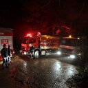 Trabzon'un Sürmene ilçesinde örtü yangını: Yedi ev tedbir amaçlı tahliye edildi