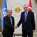Cumhurbaşkanı Erdoğan BM Genel Sekreteri Guterres ile görüştü: İsrail suçlarının hesabını vermeli