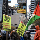 İsrail'in Gazze'ye yönelik saldırıları New York'ta protesto edildi
