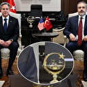Fidan ve Blinken fotoğrafında dikkat çeken detay: Sosyal medyada gündem oldu