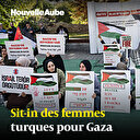 Sit-in des femmes turques pour Gaza