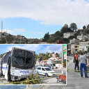 İstanbul'da polisleri taşıyan otobüs büyük tehlike atlattı
