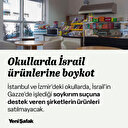 Kantinler artık boykotlu ürün satmayacak