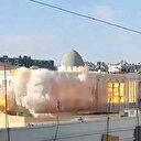 İşgalci İsrail camiyi vahşice bombaladı