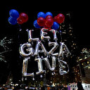 Paris: veillée étudiante en solidarité avec la Palestine, Place de la Sorbonne 