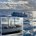 Lastik botta yardım çığlığı: 136 göçmen ölümden son anda kurtarıldı